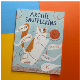 英文繪本Archie Snufflekins Oliver Valentine Cupcake Tiberius cat