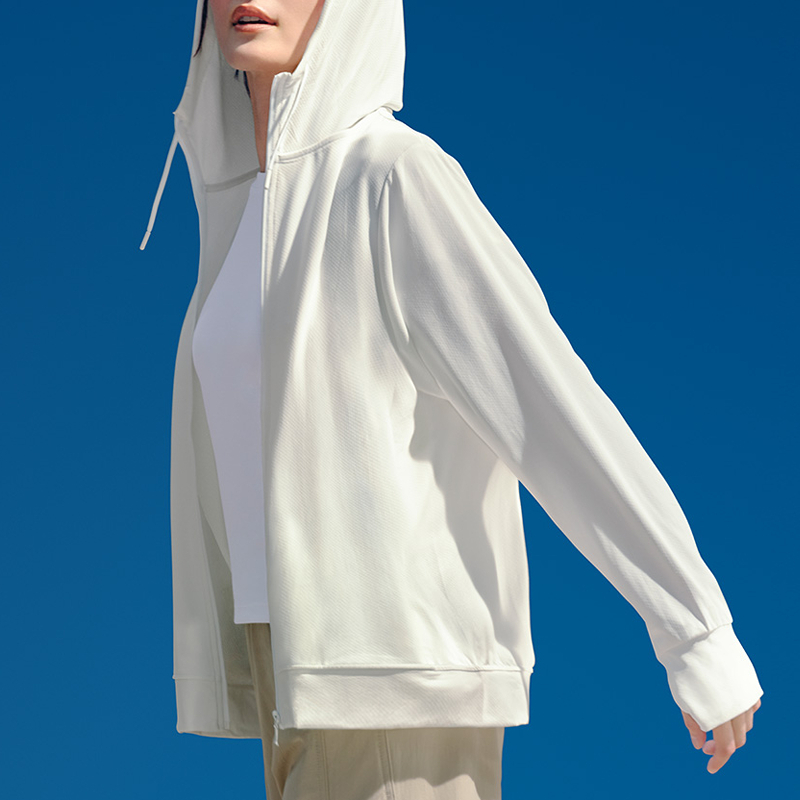 購自日本 Uniqlo 女裝 AIRism 防曬網眼連帽外套 防曬外套 (長袖)