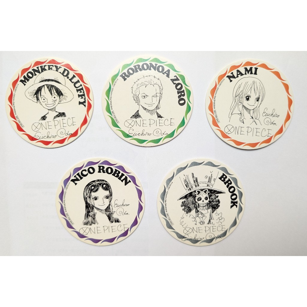 【One Piece】日版 (現貨) 航海王 海賊王 集英社 夏日漫畫 新世界編 杯墊 魯夫 索隆 娜美 羅賓 布魯克