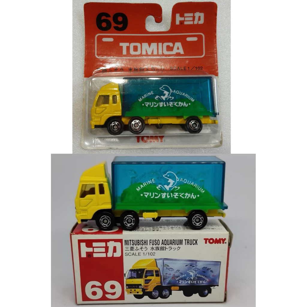 有貨 TOMY TOMICA 日版 紅標 69 水族 水族館 海遊館 鯊魚 魚 海豚 卡車 貨車 動物運搬車 搬運車