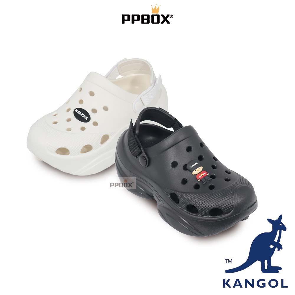 KANGOL 袋鼠 洞洞鞋 士兵鞋扣 獨家款【65228675】時尚 餅乾鞋 厚底 泡芙鞋 拖鞋 雲朵鞋 日韓穿搭