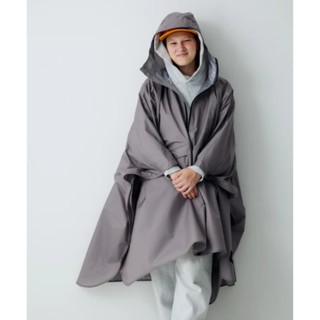 日本 KiU 405-948 積雨灰 第二代 成人日常斗篷雨衣 內側TPU防水膜 耐水壓10000mm H2O