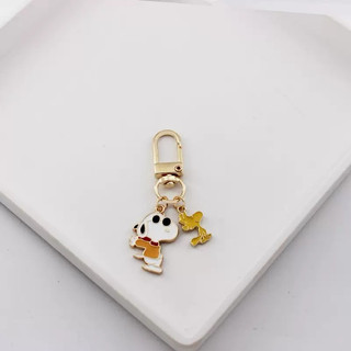 Snoopy 史努比雙吊飾鑰匙圈