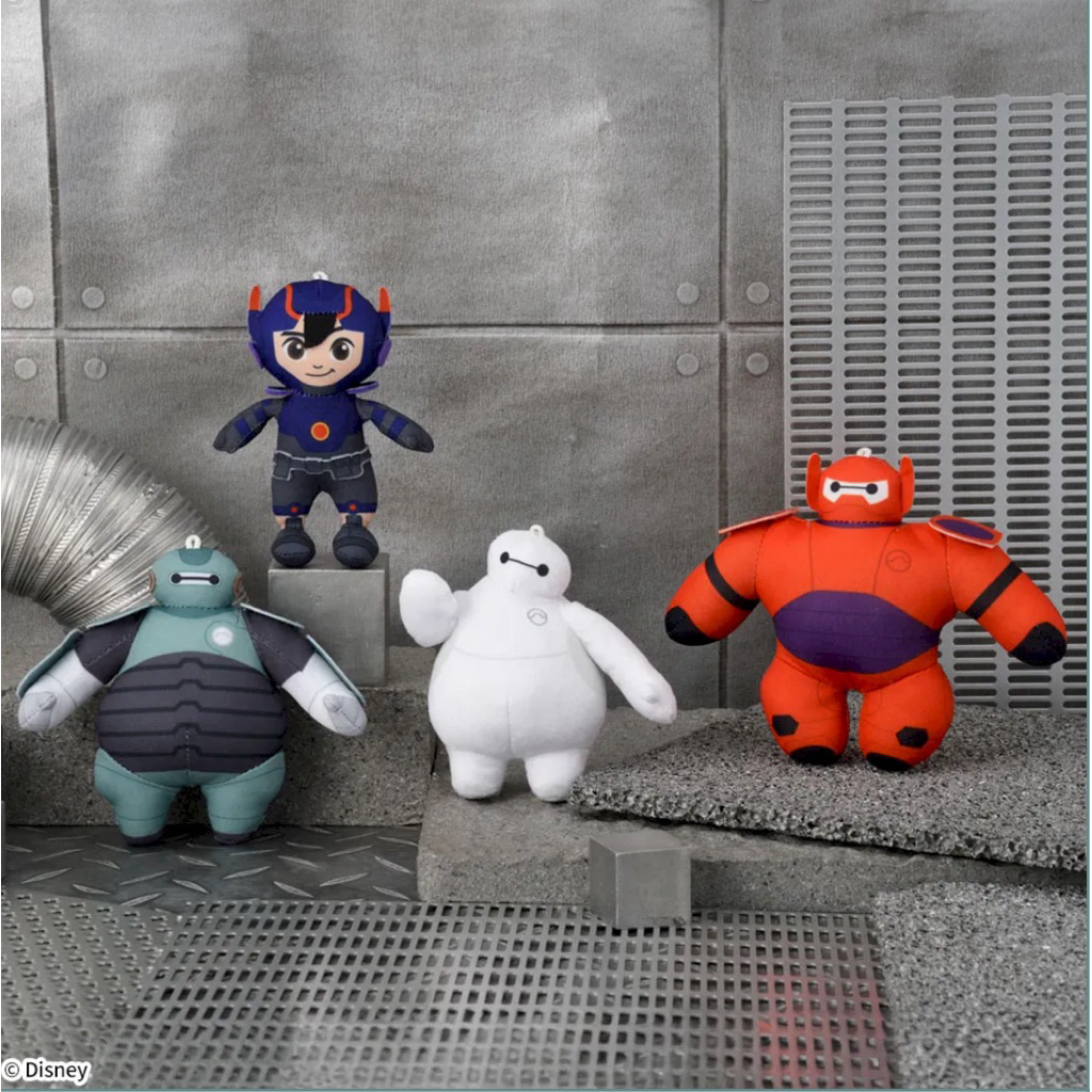 ❤Lika小舖❤大英雄天團 日本帶回 全新正版現貨 Big Hero 景品玩偶布偶娃娃 杯麵 Baymax 吊飾
