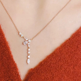 Pandora潘朵拉 璀璨浮游花墜飾項鍊