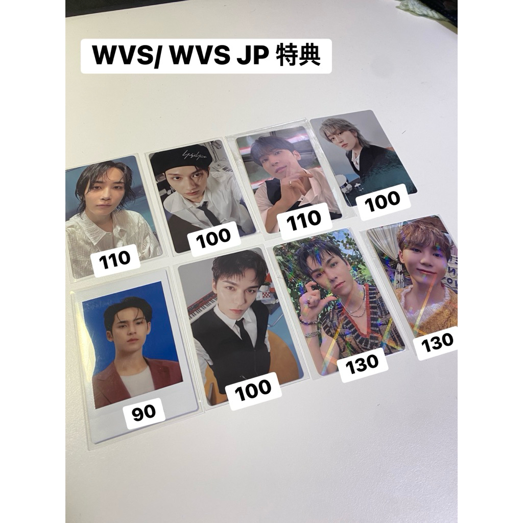 Seventeen小卡出售 克拉島回憶錄 NANA TOUR WVS 特典 WVS JP 特典 正規五小卡