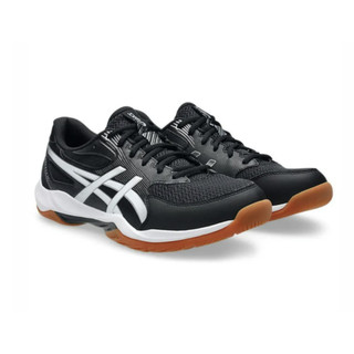 Asics Gel-rocket 12 2E 男女 排球鞋 羽球鞋 寬楦 黑白 1073A081-001【S.E運動】