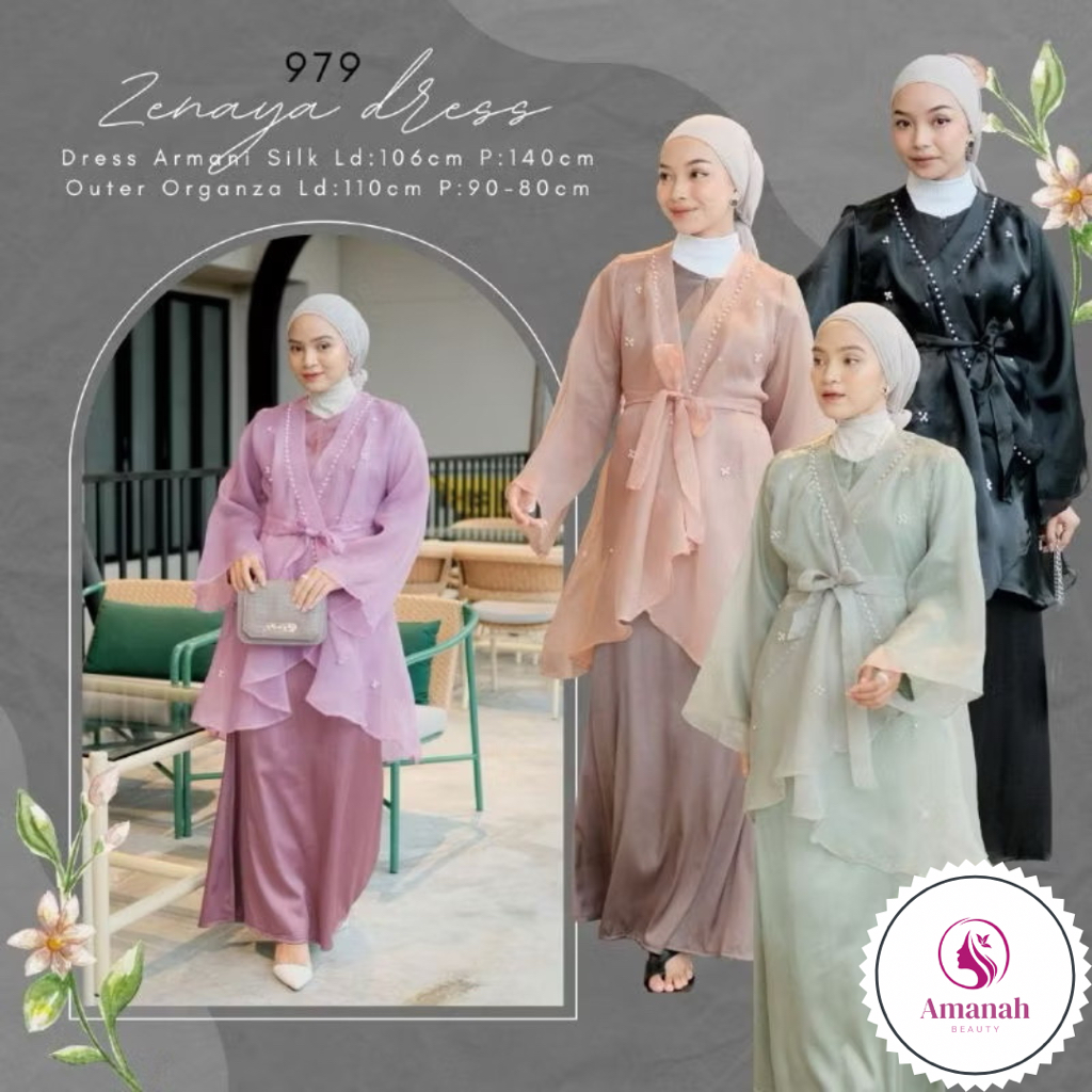 Salma Dress || Dress Lebaran || Dress Hijab || Dress Busui