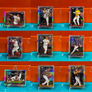 2025 Topps Chrome Baseball Refractor彩虹閃 球員卡