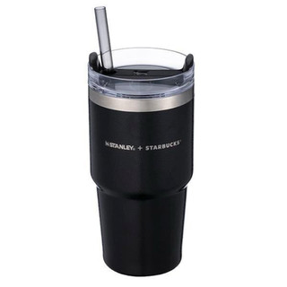 📢出清 星巴克 限量 Starbucks 星巴克STANLEY錘紋黑不鏽鋼 TOGO冷水杯 591毫升 聯名