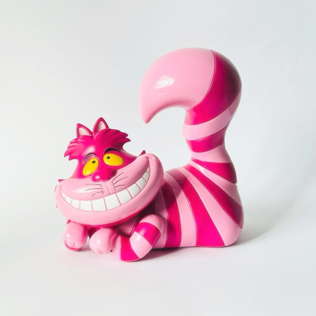 𝗱𝘂𝗻𝗲 𝗦𝘂𝗽𝗲𝗿 𝗩𝗶𝗻𝘆𝗹 𝗖𝗼𝗹𝗹𝗲𝗰𝘁𝗶𝗯𝗹𝗲 迪士尼 愛麗絲夢遊仙境 妙妙貓 / 柴郡貓 通常版 軟膠玩具