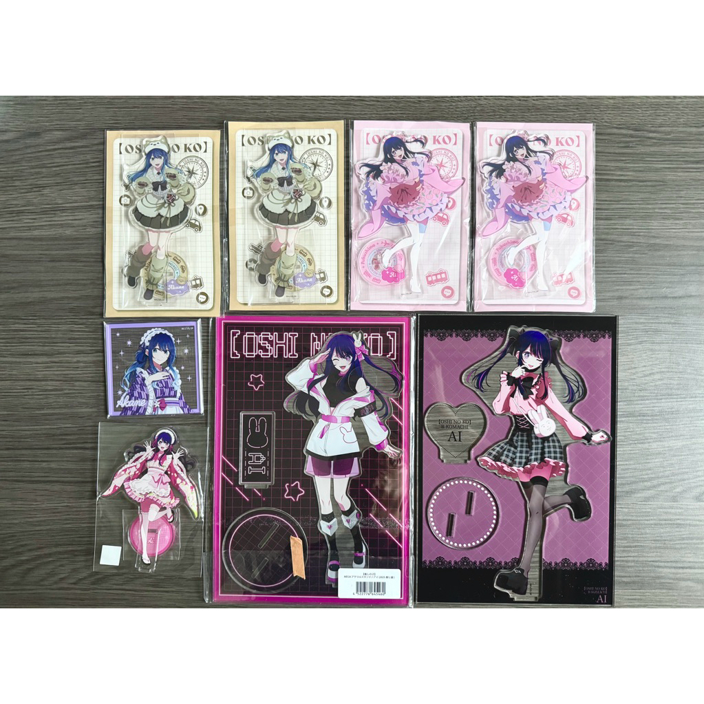 我推的孩子 日本全國project 星野愛 黑川茜 立牌 全新二手周邊 47都 福島 秋田