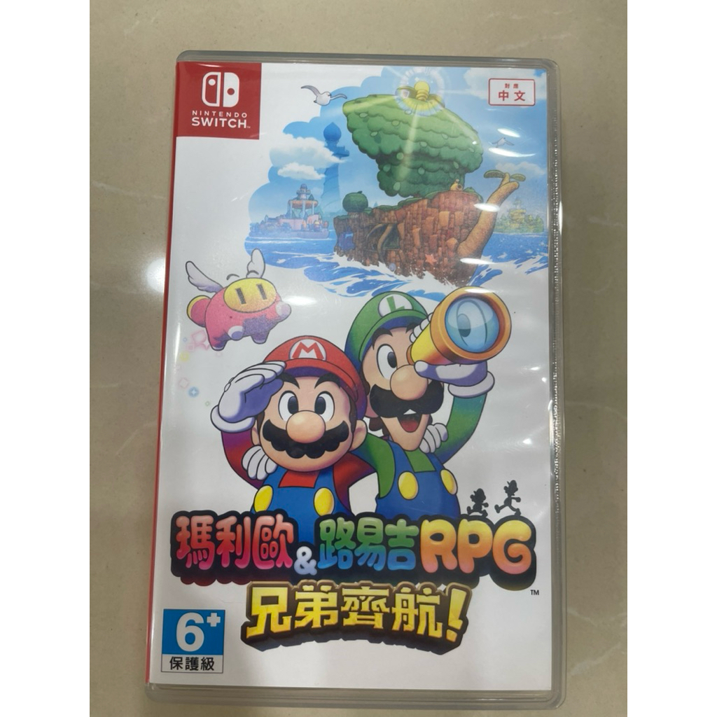 免運費 任天堂NS Switch 瑪利歐 & 路易吉RPG 兄弟齊航 分享同樂 瓦利歐製造 寶可夢劍 壽司 中文版 二手