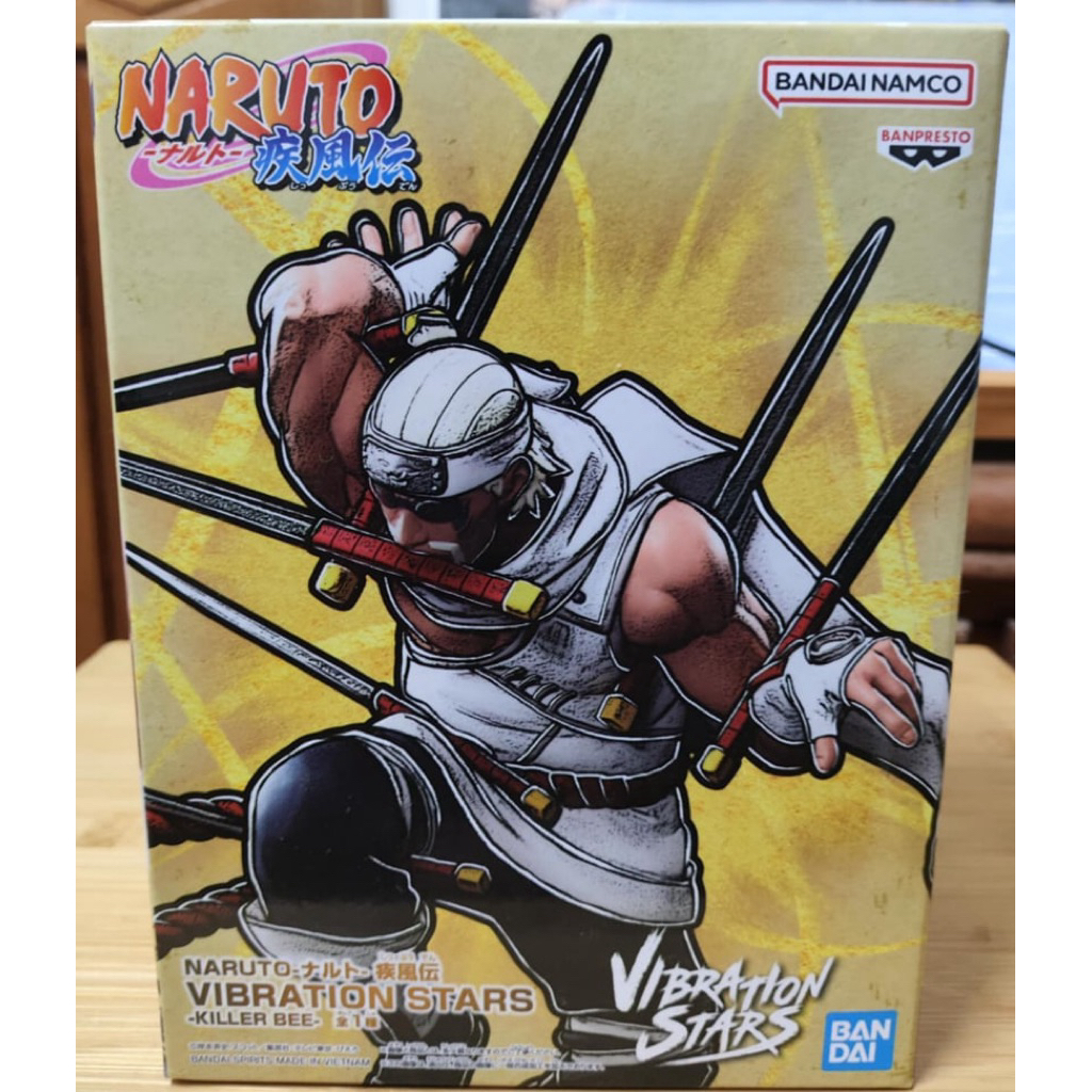 正版 日版 火影忍者 VIBRATION STARS 殺人蜂 奇拉比 八尾 人柱力 日本 萬代 景品 公仔