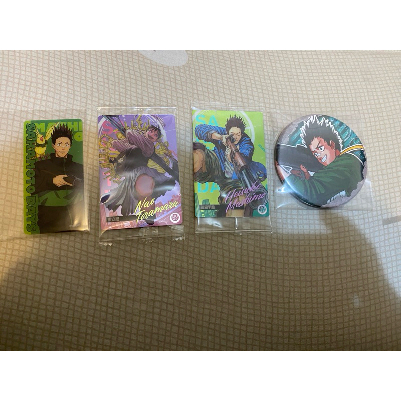 正版真霜平助原畫徽章、餅卡、壓克力卡片虎丸尚餅卡