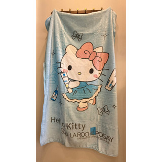 【金淑女】【公司貨】理膚寶水 Hello Kitty 聯名毛毯 140x100cm 全新