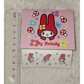 美樂蒂 便條紙 my melody sanrio 蘑菇 1998年 復古 紅色頭套美樂蒂 收藏品 三麗鷗 日本