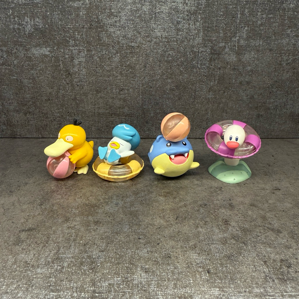 精靈寶可夢 Pokemon 夏日公仔P3 全4種 T-ARTS 扭蛋 轉蛋 可達鴨 海地鼠 海豹球 潤水鴨
