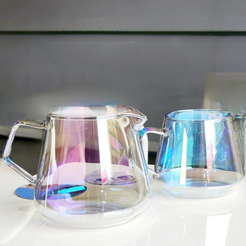 【歐客佬】AKIRAKOKI TCG 彩虹鍍鈦玻璃壺 活化水質、醇化品感、咖啡、泡茶