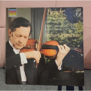 Bruch 蘇格蘭幻想曲 Arthur Grumiaux/葛羅米歐 Wallberg/新愛樂管絃樂團 1982年荷版