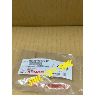 黑手黨 光陽原廠培林 96100-60020-00 軸承 培林 主軸箱軸承 VJR MANY 雷霆 RTS KYMCO