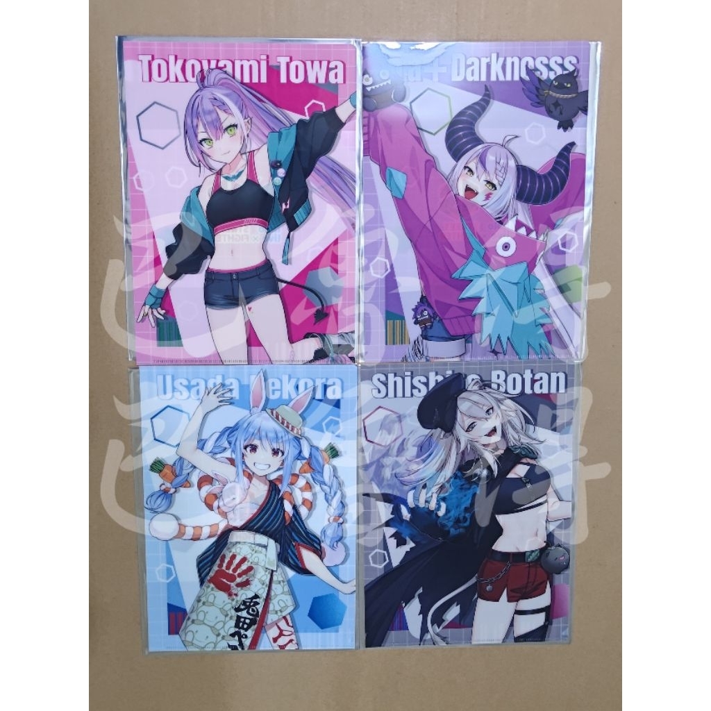 ［現貨］快打旋風 6 卡普空 CAPCOM 夾娃娃 資料夾 獅白牡丹 常闇永遠 Towa 兔田佩克拉 Peko 拉普拉斯