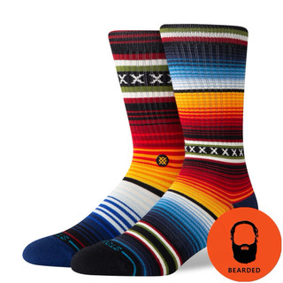 【 🇺🇸大鬍子美國襪子選品 】STANCE - CURREN ST CREW SOCKS經典印花設計系列街頭休閒長襪