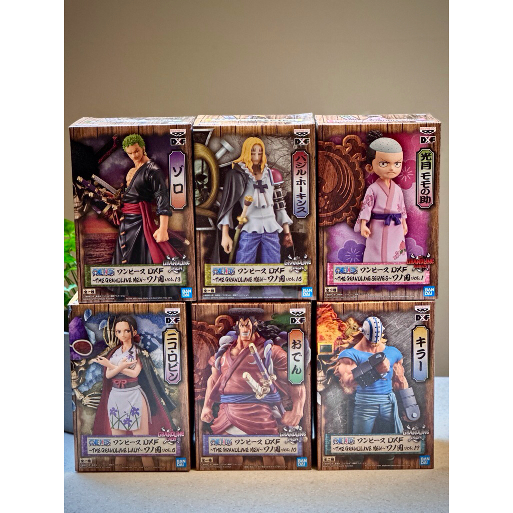 正版海賊王 航海王 索隆 基拉 巴兹爾霍金斯 妮可羅賓 光月桃之助 光月御田 DXF 和之國 公仔