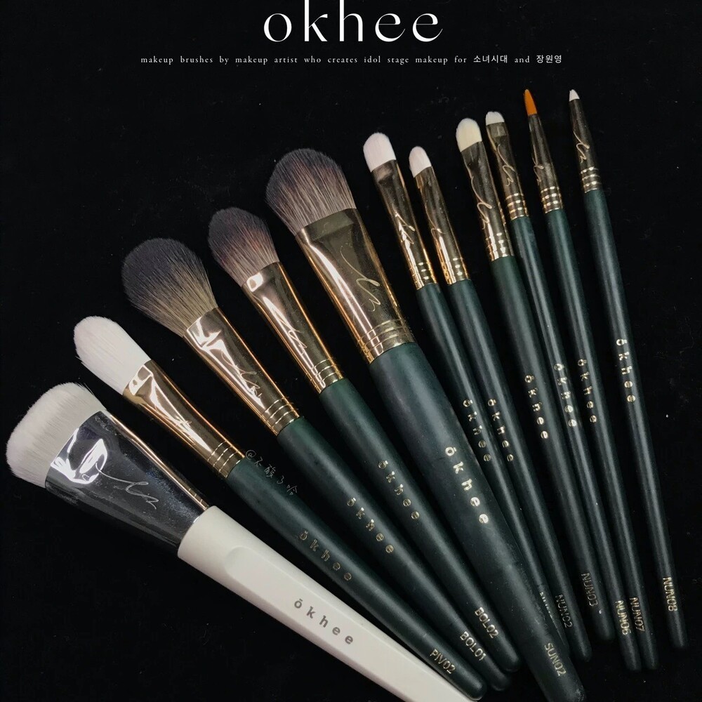 『台灣現貨⚡️』 韓國 okhee 專業化妝刷 徐玉老師 明星彩妝師刷具 化妝刷粉底刷眼影腮紅修容刷化妝刷具