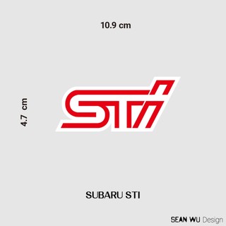 SUBARU STI貼紙 車貼 滑板 戶外 野營 車貼貼紙 防水貼紙 合成貼紙 交換貼紙 彩貼