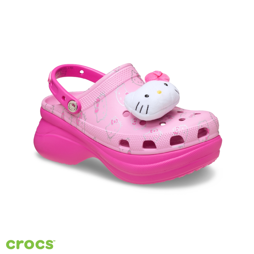 Crocs 卡駱馳(女鞋) Hello Kitty 復古BAE克駱格 -七彩色 211199-90H