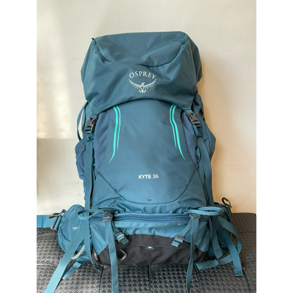 *二手*美國 Osprey Kyte 36 輕量登山背包 女 36L 冰湖綠