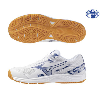 Mizuno Sky Blaster 男女 羽球鞋 寬楦 白藍 71GA253311【S.E運動】