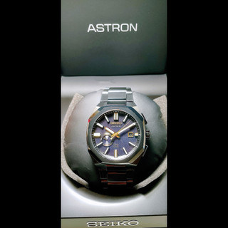 SEIKO 精工 Astron全新品限量星夜型號SSJ021J1太陽能GPS衛星定位 自動接受腕錶 鈦金屬錶圈藍寶石鏡面