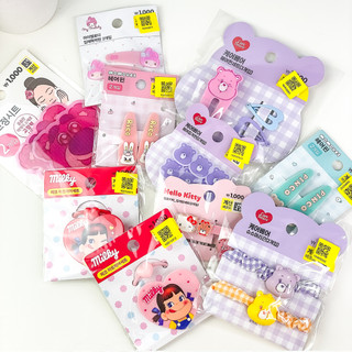 肥達代購 現貨 韓國大創 DAISO 髮夾 啪啪夾 髮飾 造型夾 髮夾 Care Bears 彩虹熊 三麗鷗 大創