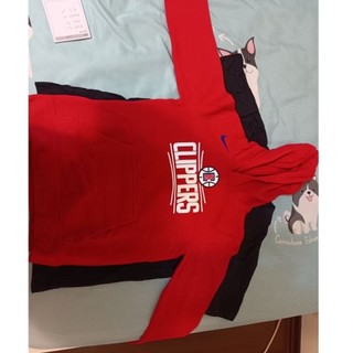 洛杉磯快艇帽T 青少年M 紅色款 Nike Harden Kawhi Pg Clippers Nba二手衣特價出清