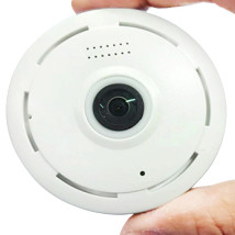 【中台灣防衛科技】BTWK07B VR全景式360度WiFi監視器/360度遠端攝影機1080高畫質版遠端監視