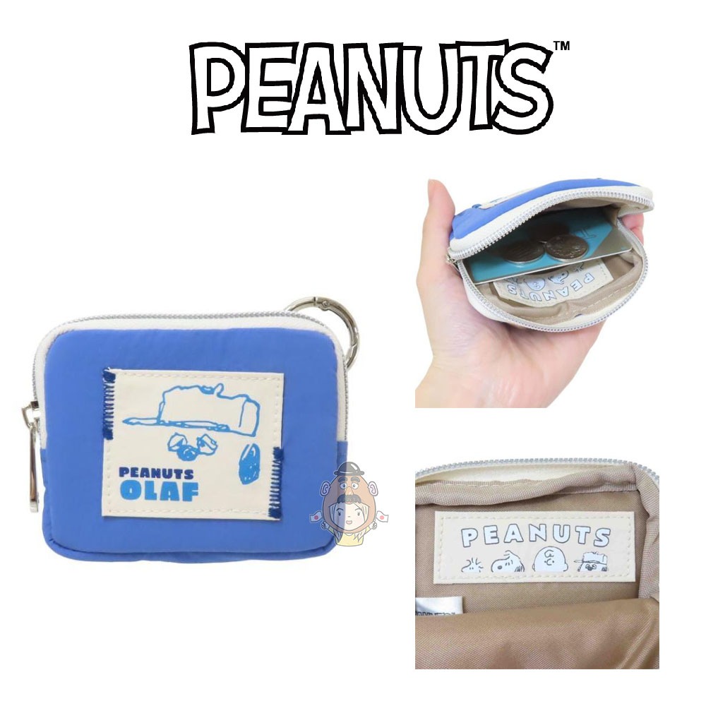 雀斑日鋪❤️現貨【歐拉夫零錢包】日本正版 零錢包 票卡包 隨身小包 迷你收納包 卡片收納 歐拉夫