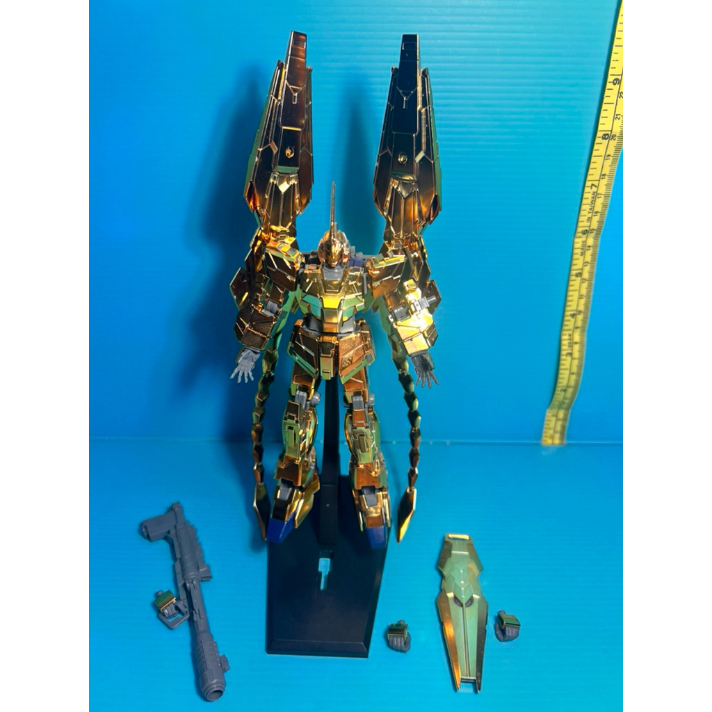 萬代 已組素組鋼彈 hg 1/144 鳳凰鋼彈 電鍍版 殺肉鋼彈 獨角獸3號 鳳凰獨角獸 鳳凰鋼彈 報喪女妖 全武裝