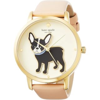 日本正版 Kate spade new york 凱特紐約手錶石英錶法鬥犬法國鬥牛犬法鬥狗小寵物小狗生日禮物情人節