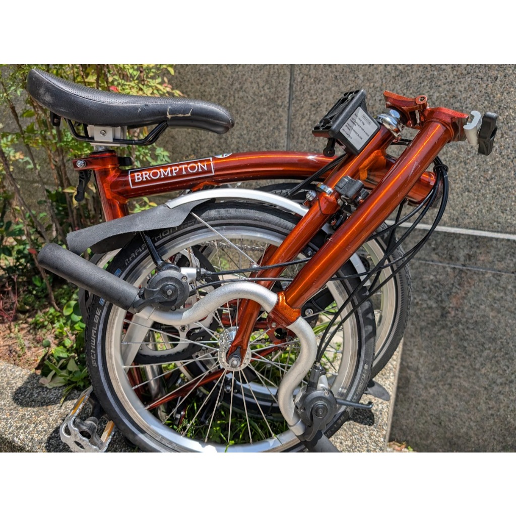 【售】：Brompton M6L 焰清漆 六速 2019