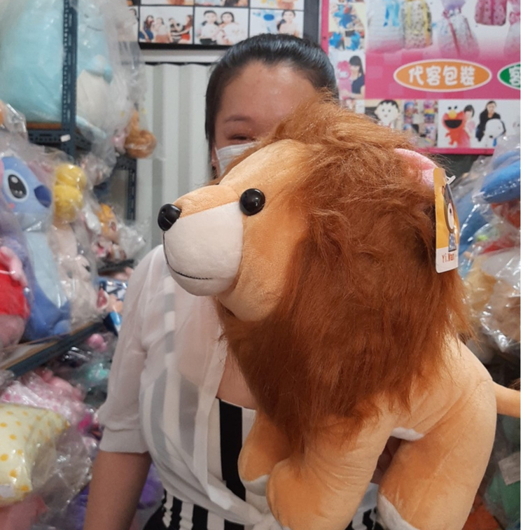 獅子娃娃 獅子 獅子玩偶 丁滿 🦁️ 30公分~生日禮物狐獴丁滿娃娃 小獅子  獅子 黃鼠狼