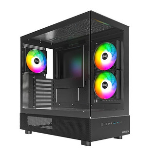 【公司貨】Montech 君主 XR 兩面全景玻璃 ATX 電競 電腦機殼