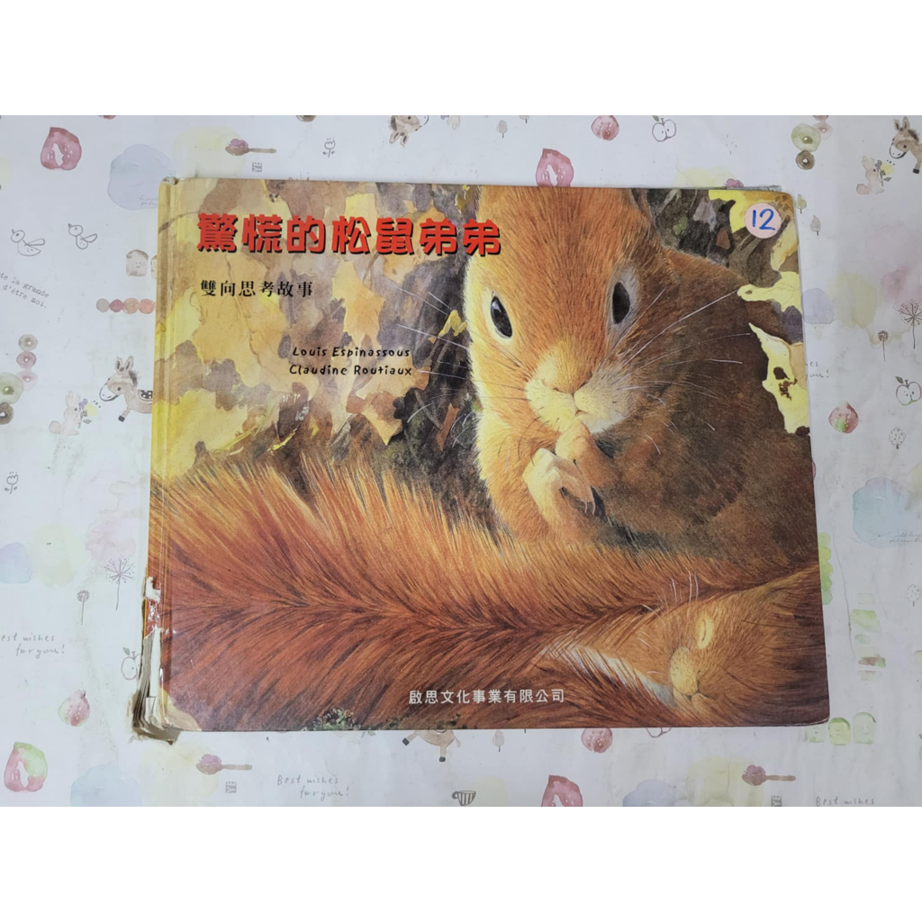 <現貨>D200.二手故事書--驚慌的松鼠弟弟