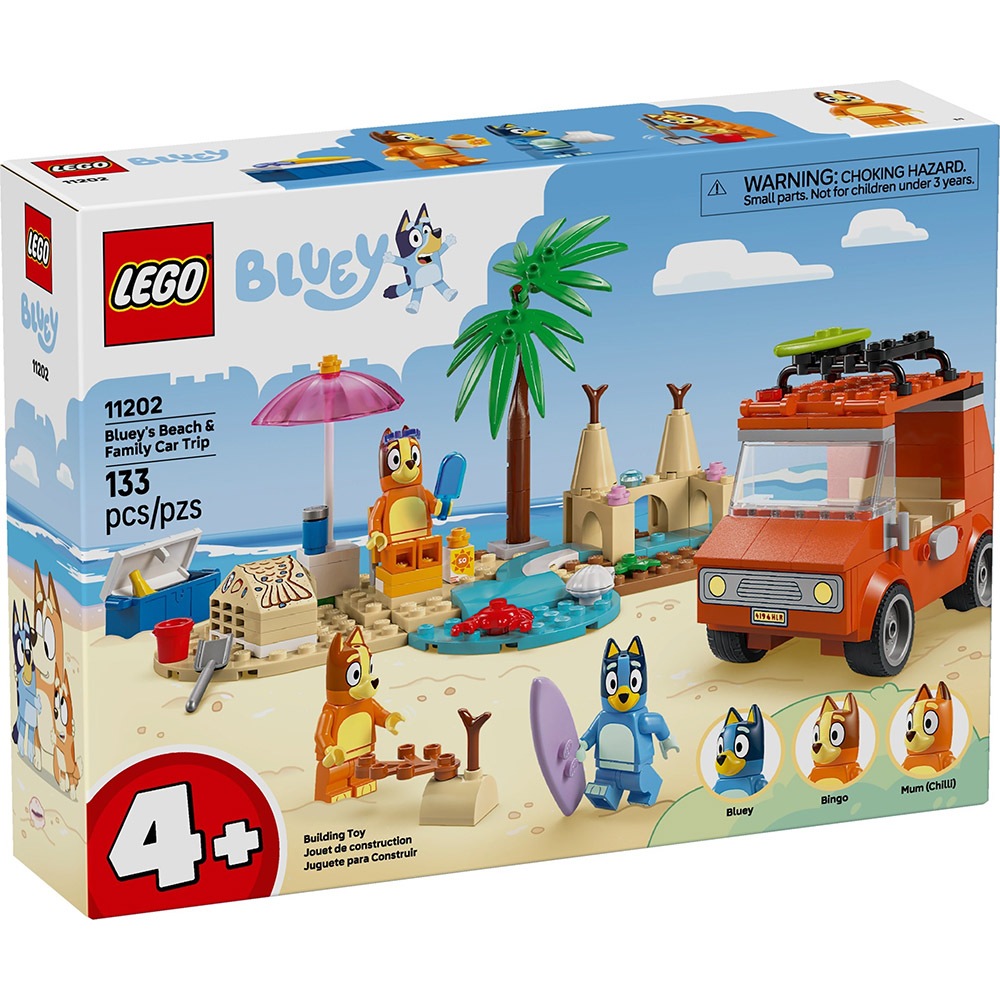 LEGO樂高 11202 BLUEY 妙妙犬布麗系列 2508 - 布麗的海灘和家庭汽車之旅