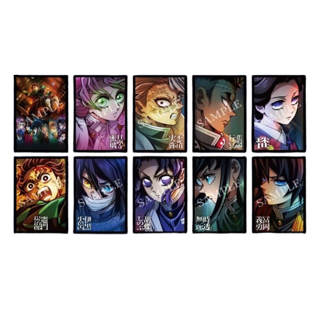 鬼滅之刃 劇場版 電影版 無限城篇 第一章 猗窩座再襲 雷射 角色小卡 炭治郎 無一郎 蜜璃 小芭內 義勇 胡蝶忍 實彌