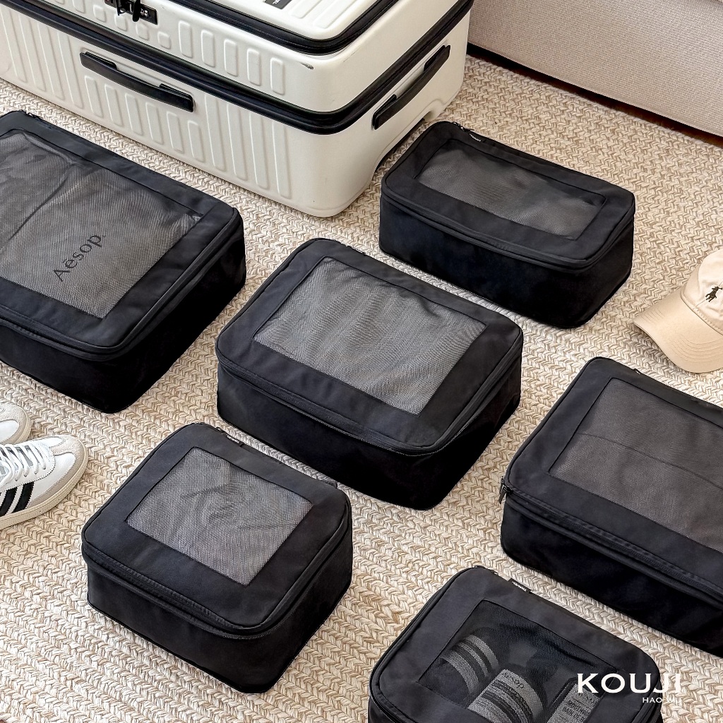 KOUJI🐈 實拍現貨｜加厚行李整理袋 旅行袋 行李收納袋 衣物收納袋 旅行包 行李收納 旅行收納包 收納包 衣物袋