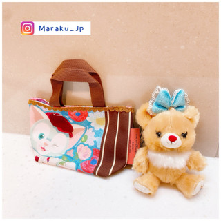 絕版品🇯🇵日本迪士尼 達菲 畫家貓 迷你手提袋 娃娃 禮物提袋 小物袋 愛麗絲 花栗鼠 克莉絲 吊飾 ［小悅虎日貨🐯］