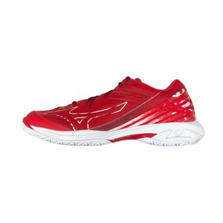 【捷豹羽排球】MIZUNO 男款 零碼28cm WAVE CLAW3 PRO 羽球鞋 紅 71GA245220