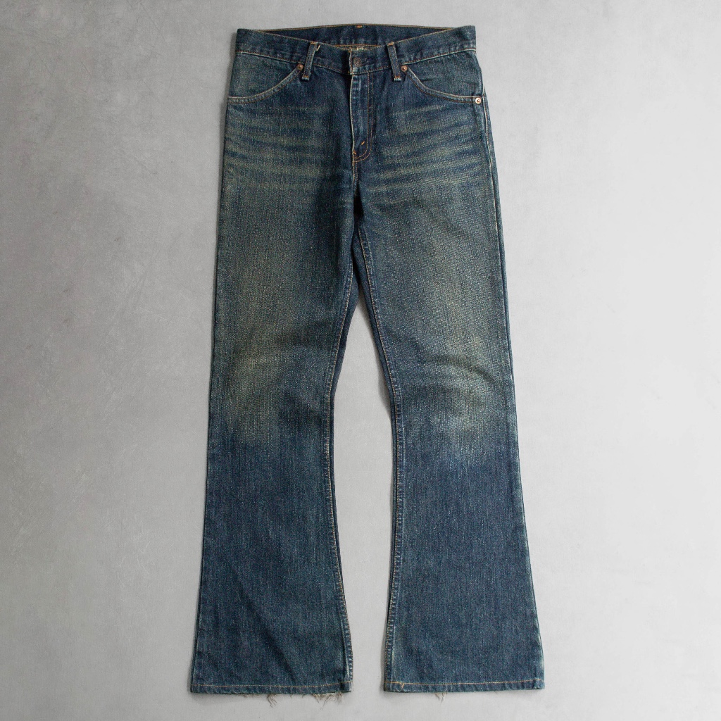 《白木11》 LEVIS 646 BELL DENIM 日本製 深藍 靴型 牛仔 丹寧 長褲